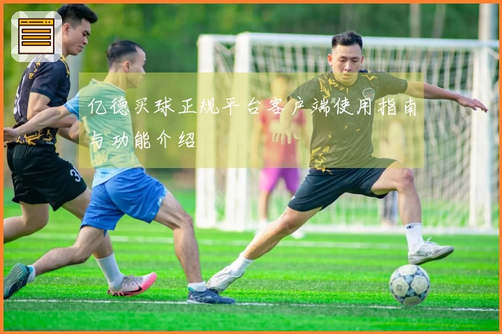 亿德买球正规平台客户端使用指南与功能介绍